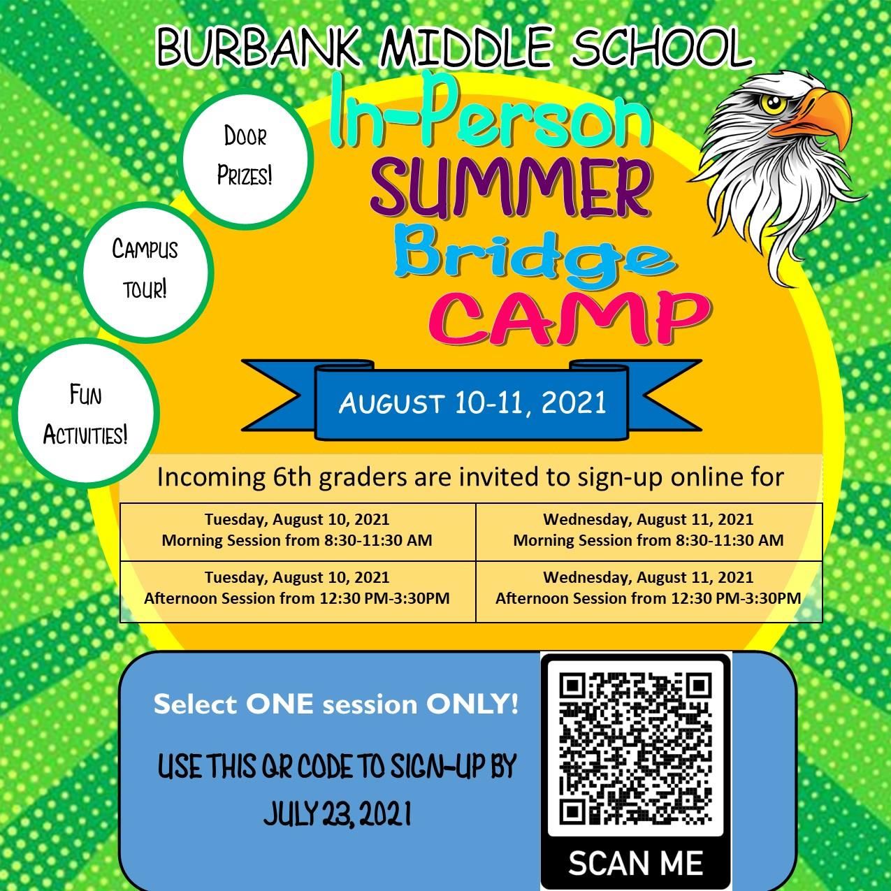 CALLING ALL NEW BURBANK EAGLES!
